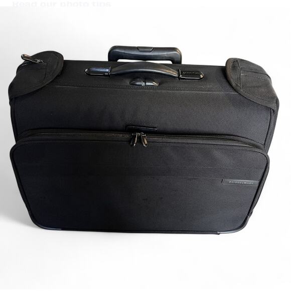 Briggs & Riley Baseline Deluxe Wardrobe Spinner Garment Bag Suitcase VGC U-374 - Picture 1 of 10